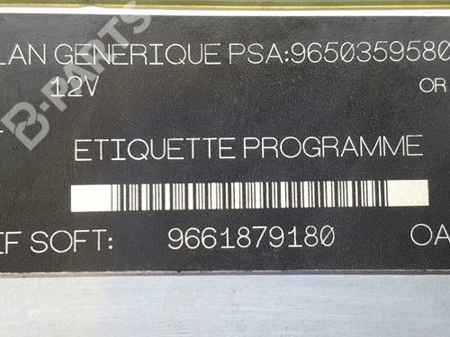 Engine control unit (ECU) CITROËN BERLINGO / BERLINGO FIRST Box Body/MPV (M_) 1.9 D 70 (MBWJZ, MCWJZ) | BP4607338M57 