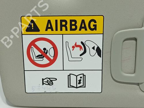 Right sun visor RENAULT CLIO V (B7_) 1.0 TCe 90 (B7MT) | BP11704251I2 