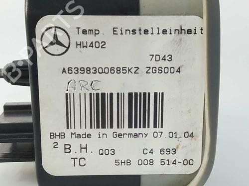 Climate control MERCEDES-BENZ VITO / MIXTO Van (W639)  | BP7785124I5 