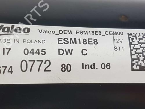 Starter PEUGEOT 3008 II SUV (MC_, MR_, MJ_, M4_) 1.2 THP/ PureTech 130 (MRHNSM, MRHNSU, MRHNSJ, MRHNYW,... | BP9074411M8 