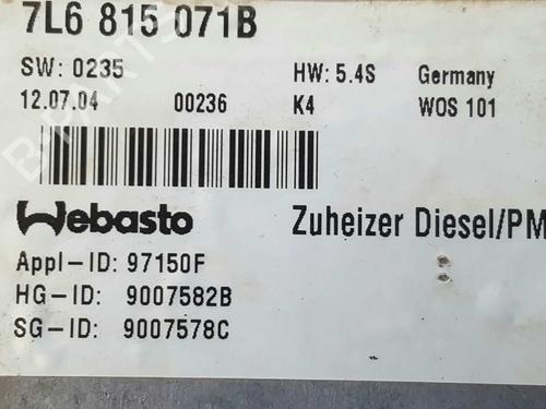 Electronic module VW TOUAREG (7LA, 7L6, 7L7) 5.0 V10 TDI | BP5747999M83