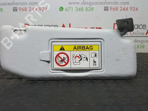 Right sun visor PEUGEOT 2008 I (CU_) 1.6 HDi | BP2751527I2 