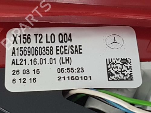 Left taillight MERCEDES-BENZ GLA-CLASS (X156) GLA 200 CDI / d (156.908) | BP9458903C34