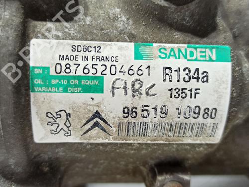 AC compressor CITROËN C4 I (LC_) 1.6 HDi | BP37027784M34 - Image 4