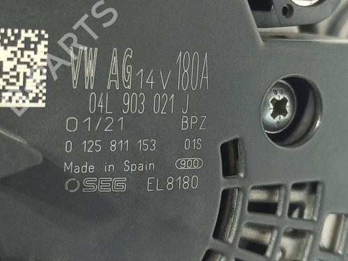 Alternator VW ARTEON (3H7, 3H8) 2.0 TDI | BP15060992M7 