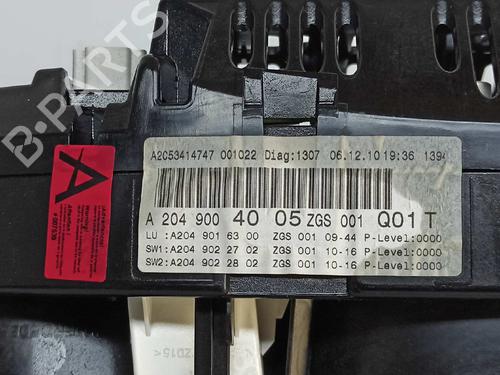 Instrument cluster MERCEDES-BENZ C-CLASS T-Model (S204) C 220 CDI (204.202) | BP8007478C47