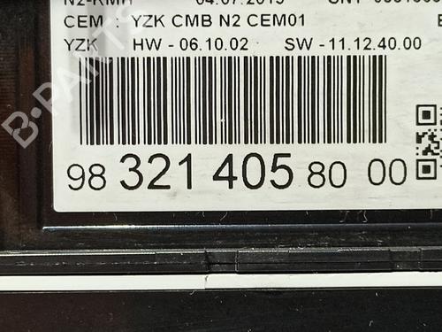 Instrument cluster CITROËN C3 III (SX) 1.5 BlueHDi 100 (SXYHYP, SXYHTU) | BP11143825C47