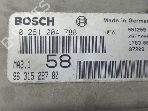 Motorstyringsenhed CITROËN SAXO (S0, S1) 1.1 X, SX | BP2735709M57