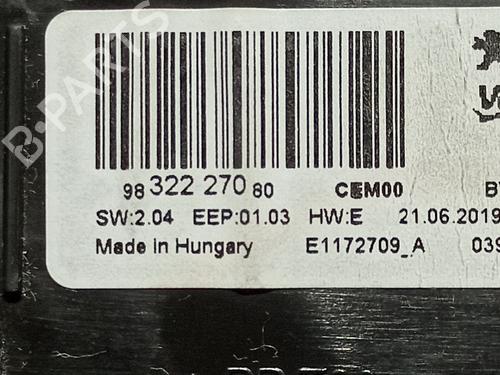 Electronic module PEUGEOT 5008 II (MC_, MJ_, MR_, M4_)  | BP31888612M83 