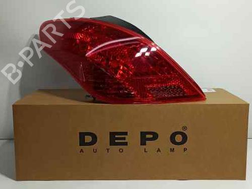 Used Left taillight PEUGEOT 308 I (4A_, 4C_) 1.6 HDi (92 hp) 29873556