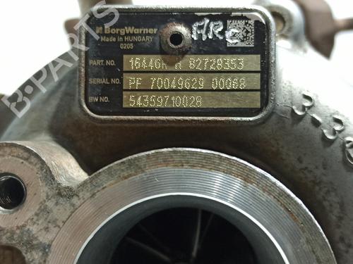 Turbocharger/Supercharger RENAULT CLIO III (BR0/1, CR0/1) | BP30893726M71
