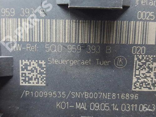 Comfort control module VW GOLF VII (5G1, BQ1, BE1, BE2) 1.6 TDI | BP2740261M56 