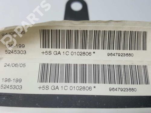 Right door airbag PEUGEOT 407 (6D_) 2.0 HDi 135 (6DRHRH, 6DRHRE, 6DRHRG, 6DRHRJ) | BP11423718C51 