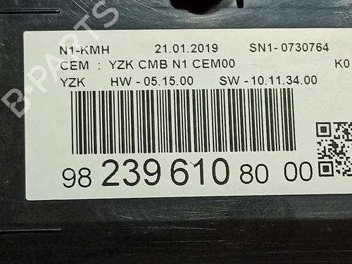 Instrument cluster CITROËN JUMPY III Van (V_) 1.6 BlueHDi 115 | BP11955920C47