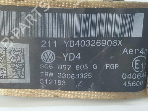 Sicherheitsgurt hinten links VW PASSAT B6 (3C2)  | BP8681423I29 