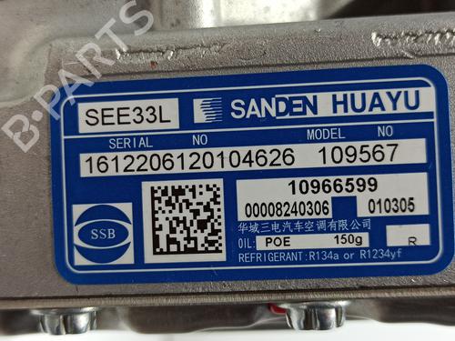 AC compressor MG MG 4 (EH32) EV XPOWER All-wheel Drive | BP24345418M34 