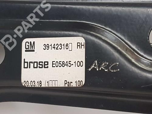 Front right window mechanism OPEL ASTRA K (B16) 1.6 CDTi (68) | BP8399658C23 