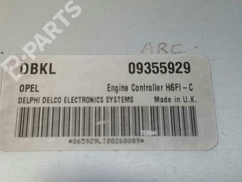 Engine control unit (ECU) OPEL ASTRA G Hatchback (T98)  | BP7738144M57 
