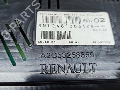 Instrument cluster RENAULT MEGANE III Hatchback (BZ0/1_, B3_) 2.0 dCi (BZ0Y) | BP6894430C47 