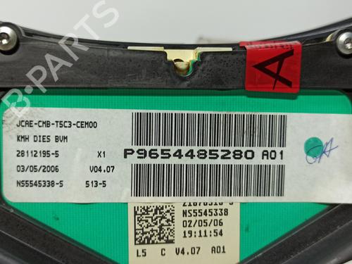 Kombinert Instrument PEUGEOT 307 (3A/C) 1.6 HDi | BP18143905C47 