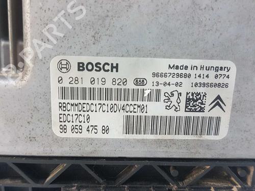 Engine control unit (ECU) PEUGEOT 208 I (CA_, CC_) 1.4 HDi | BP7820139M57