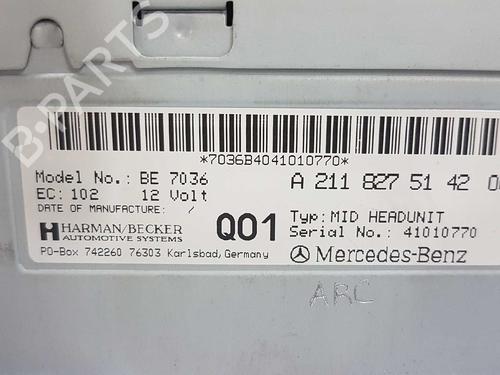 Electronic module MERCEDES-BENZ E-CLASS (W211) E 320 CDI (211.026) | BP7571977M83 