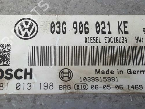 Engine control unit (ECU) VW TOURAN (1T1, 1T2) 2.0 TDI 16V | BP3319170M57 