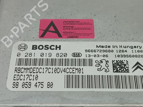 Engine control unit (ECU) PEUGEOT 208 I (CA_, CC_) 1.4 HDi | BP10630305M57