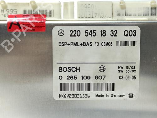 Øvrige Styrinhsenheder MERCEDES-BENZ S-CLASS (W220) S 320 CDI (220.025, 220.125) | BP17325239M11 