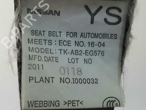 Rear left seatbelt INFINITI M (Y51) 30d | BP7170806I29 