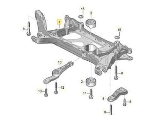 Subframe VW GOLF VIII (CD1, DA1) 1.5 TSI | BP29294903M9 