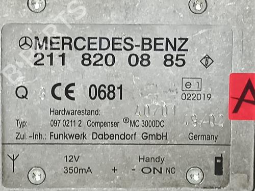 Electronic module MERCEDES-BENZ E-CLASS (W211) E 220 CDI (211.006) | BP17365602M83