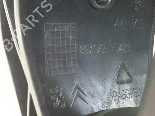 Rear left exterior door handle PEUGEOT 208 I (CA_, CC_) 1.6 HDi | BP5784987C130