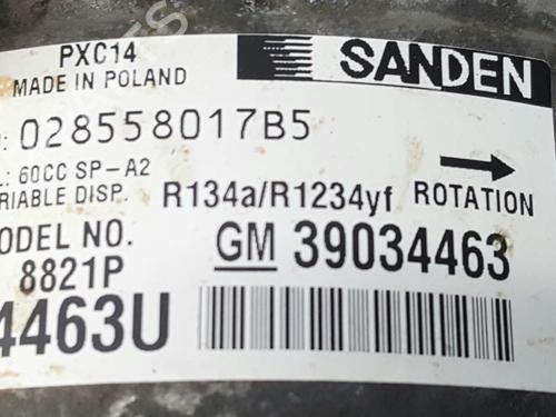 AC compressor OPEL ASTRA K (B16) 1.4 Turbo (68) | BP5127377M34 