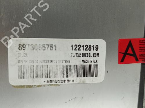 Engine control unit (ECU) OPEL ASTRA G Hatchback (T98) 1.7 DTI 16V (F08, F48) | BP25907719M57