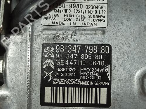 AC compressor PEUGEOT 2008 II (UD_, US_, UY_, UJ_, UR_, UC_) 1.2 PureTech 130 (USHNS, URHNS) | BP24651813M34 