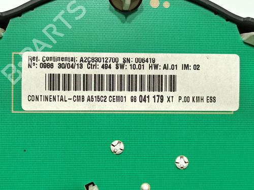 Instrument cluster CITROËN C3 II (SC_) | BP29517030C47