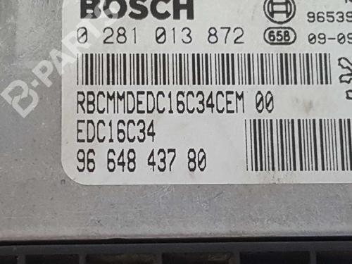 Engine control unit (ECU) PEUGEOT PARTNER Tepee 1.6 HDi | BP9669484M57 