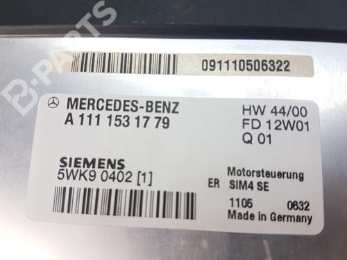 Engine control unit (ECU) MERCEDES-BENZ C-CLASS (W203) C 180 (203.035) | BP4611738M57 