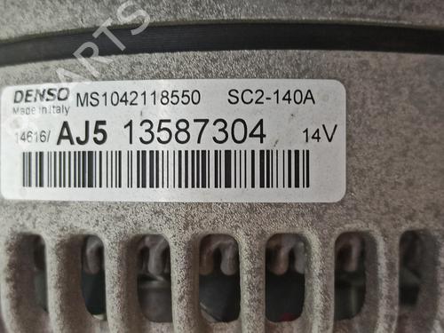 Alternator OPEL ASTRA K (B16) 1.6 CDTi (68) | BP18021406M7 