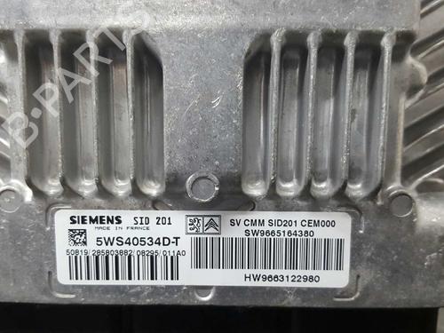 Engine control unit (ECU) CITROËN C5 III (RD_) 2.7 HDi (RDUHZJ) | BP2783601M57