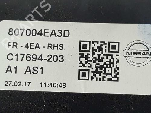 Front right window mechanism NISSAN QASHQAI II (J11, J11_) 1.6 dCi ALL MODE 4x4-i | BP3161299C23