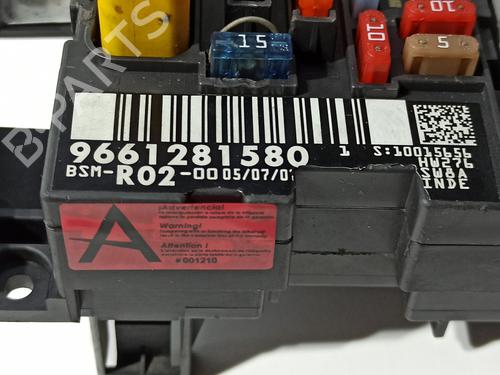 Fuse box PEUGEOT 407 SW (6E_, 6D_) 2.0 HDi 135 | BP25451422E1 
