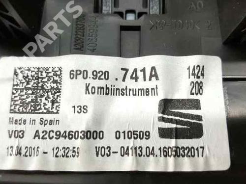Instrument cluster SEAT IBIZA IV (6J5, 6P1) 1.4 TDI | BP3164149C47 