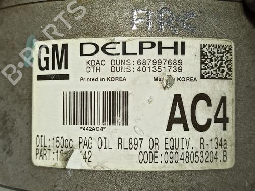 AC compressor OPEL ZAFIRA / ZAFIRA FAMILY B (A05) 1.6 (M75) | BP18132780M34 