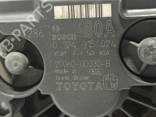 Alternator TOYOTA COROLLA (_E12_) 1.6 VVT-i (ZZE121_, ZZE121R) | BP21546789M7 