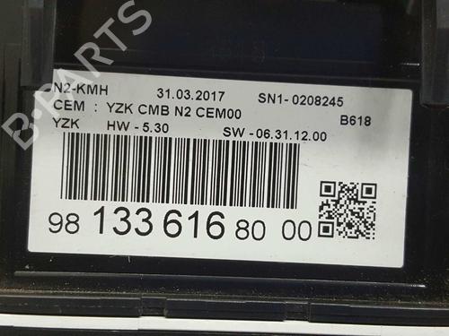 Kombinert Instrument CITROËN C3 III (SX) 1.2 VTi 82 | BP7021753C47