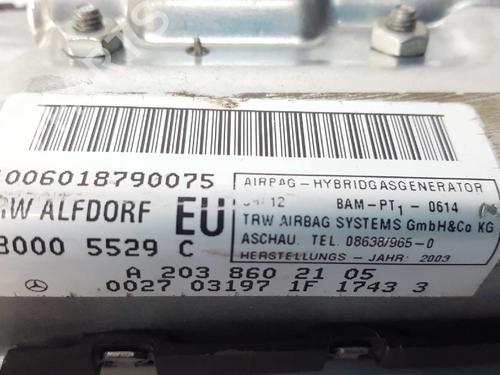 Left door airbag MERCEDES-BENZ C-CLASS Coupe (CL203) C 220 CDI (203.708) | BP11423746C52 