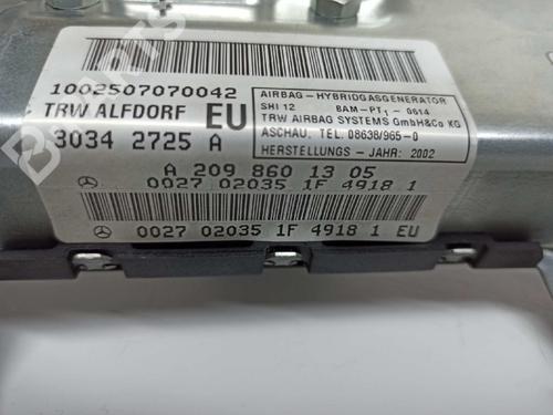 Left door airbag MERCEDES-BENZ CLK (C209) CLK 320 (209.365) | BP11423810C52 