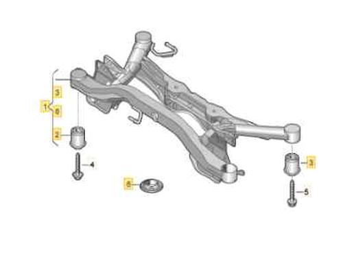 Used Rear axle VW ARTEON (3H7, 3H8) [2017-2025]  16390797